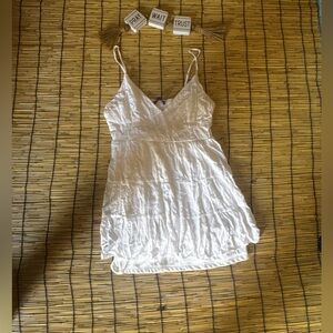 Faded rose White Spaghetti Strap Dress
